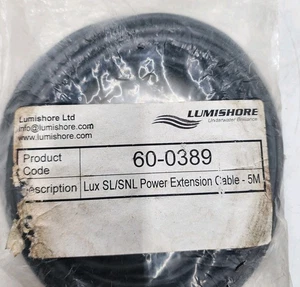 Lumishore 60-0389 Lux SL/SNL Power Extension Cable 5M 5 Meters 16' Ft - Bild 1 von 7