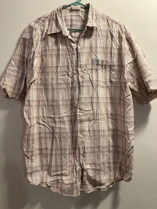 VTG G-Unit Heavyweight Men 2XL Plaid Short Sleeve Button Up Shirt - Picture 1 of 7