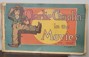 1917 Charlie Chaplin In The Movies Comic Coloring Book Silent Film Antique - Picture 1 of 10