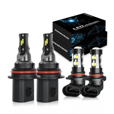 9007+9145 LED Headlight Fog Light Bulbs for Ford F-250 F350 Super Duty 2001-2004 - Image 1 of 4
