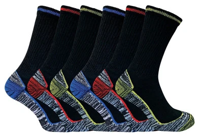 3, 6, 12 Pairs Mens Womens Short Summer Work Socks Hiking Bamboo Socks - Image 1 of 4