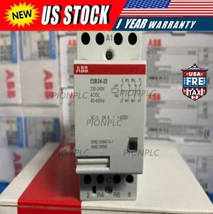 New ABB ESB24-22 GHE3291302R0006 230-240VAC/DC Contactors 2NO+2NC US Free TAX - Picture 1 of 16