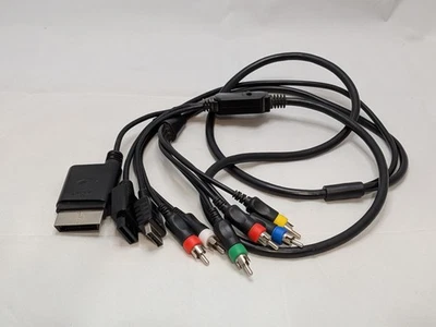 Universal HD Cable For Wii Xbox 360 And PlayStation 1 PS1 PS2 PS3 Tested Working - Image 1 of 4
