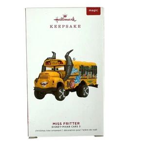 Hallmark Disney Pixar Cars 3 Miss Fritter Ornament Sound Magic 2019 NEU - Bild 1 von 5