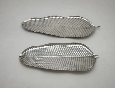 Una magnífica estética naturalista hoja platos bandejas Foto 1 de 4