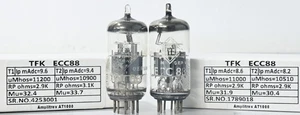 TELEFUNKEN ECC88 Made in Germany Amplitrex Tested Qty 1MP#4253001-1789018 - Picture 1 of 11