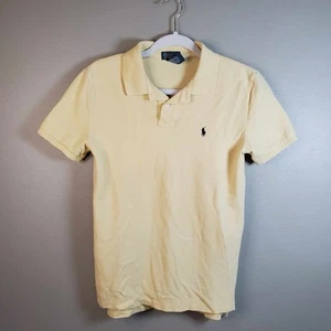 Polo Ralph Lauren Polo Shirt Boys L (14-16) Yellow Youth Pony - Picture 1 of 6