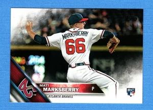 2016 Topps #532 Matt Marksberry Atlanta Braves - Picture 1 of 1