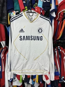 Vintage Chelsea 2010-2011 Soccer Training Long Sleeve Jersey Football Kit Size M - Foto 1 di 11