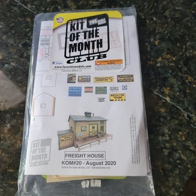  Fos Scale Models Freight House K.O.M. #20 Ho Scale - Image 1 of 2
