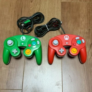 Club Nintendo Official Limited Mario & Luigi set Gamecube Controller GC switch - Picture 1 of 19