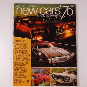 Motor Trend's New Cars '70 Magazine 1970 Full Line-Up Petersen - Picture 1 of 5