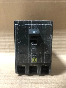 Disyuntor Square D QO QO390 3 polos 90 amperios 240v amarillo *pesado desgaste de estantería - Imagen 1 de 1