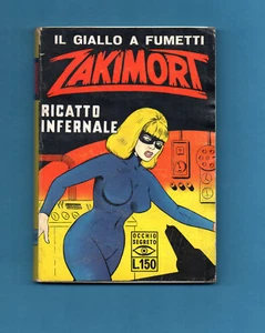 ZAKIMORT N.10- RICATTO INFERNALE -Ed.CEA 1966- NO RESA - CON CARTOLINA - Foto 1 di 4