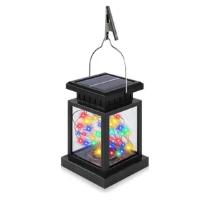 Lampada LED Solare con Clip Lampada da Giardino Sospesa Esterno IP65 Impermeabile Multicolore - Foto 1 di 5