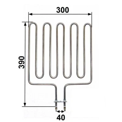SAUNADORA Heizstab passend für Sepc 64 Helo Knüllwald Saunaofen 2000 Watt Leistung