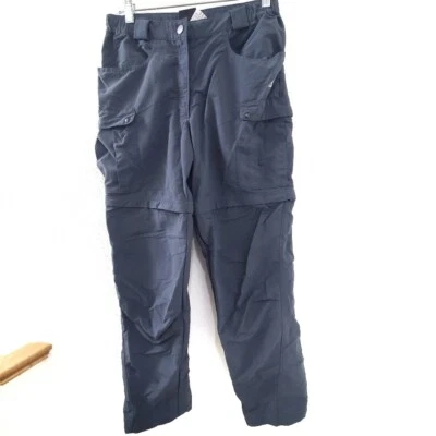 Adidas Nylon Hiking Pants 8 Gray Convertible Zip off Shorts - Image 1 of 4