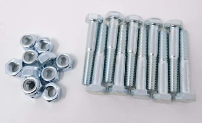 BRAND: NUTS 'N' BOLTS PTO Shaft Shear Bolt M8 x 50mm grade 8.8 pack of 10 Mowers Grass Toppers etc...