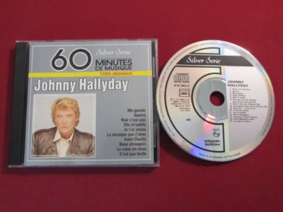 JOHNNY HALLYDAY SILVER SERIE 15 TRK GERMAN IMPORT CD CHANSON ROCK/POP ROCK OOP - Image 1 of 4