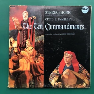 Elmer Bernstein TEN COMMANDMENTS Film Soundtrack 2xLP Charlton Heston USA STEREO - Picture 1 of 21