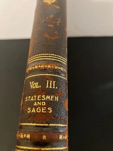 Great Men and Famous Women Vol. III. Antique Book Copyright 1894 by Selmar Hess. - Bild 1 von 4