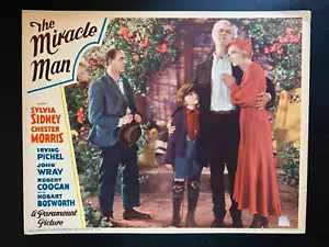 THE MIRACLE MAN CARTOLINA ORIGINALE LOBBY 1932 SYLVIA SIDNEY CHESTER MORRIS - Foto 1 di 2