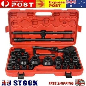 27pcs 3/4" Drive Impact Socket Set Shallow Socket Assortment Metric 21-65mm Tool - Picture 1 of 11