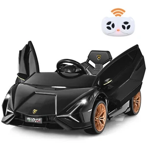 Kids Ride On Car Lamborghini Licensed Remote Control w/ USB TF Card Slot Music - Picture 1 of 34