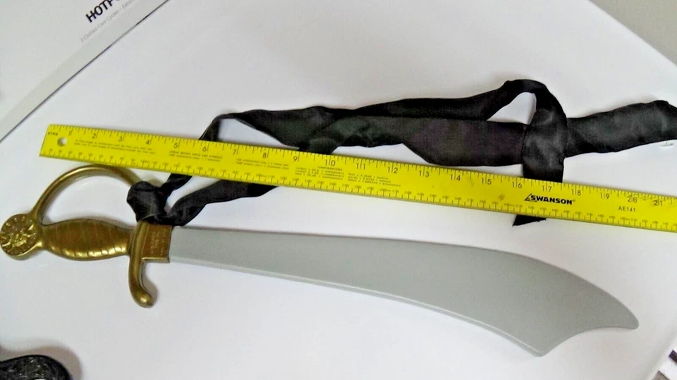 #322 Cimitarra Piratas Espada Cosplay Halloween 21” Foto 1 de 1