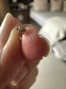 earring gold diamond Maria Tash - Picture 1 of 5