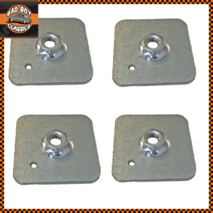 Seat Belt Harness Eye Bolt Backing Mounting Plate 7/16 Thread UNF x4 - Picture 1 of 1