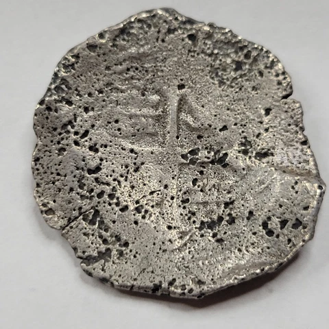 1618-1628 Mexico Cob 8 Reales Assayer D 24g Most Likely Lucayan Shipwreck *D184 Cover