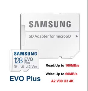 SAMSUNG EVO Plus Micro SD 128GB TF Karta Micro - Zdjęcie 1 z 14