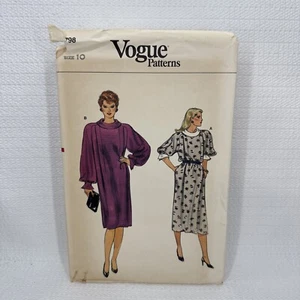 Vogue 8798 Misses Kleid Loose Fit Muster 10 *ungeschnitten - Bild 1 von 4