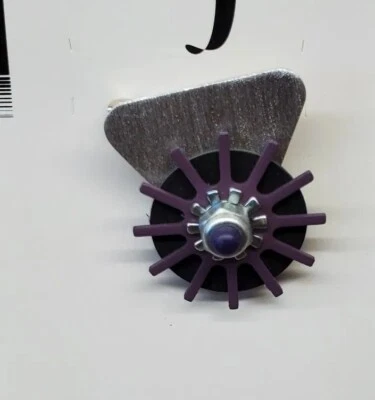 Industrial Strength Pin Artist Gloria Gerber Memphis School 1992 Aluminum Purple - Изображение 1 из 3