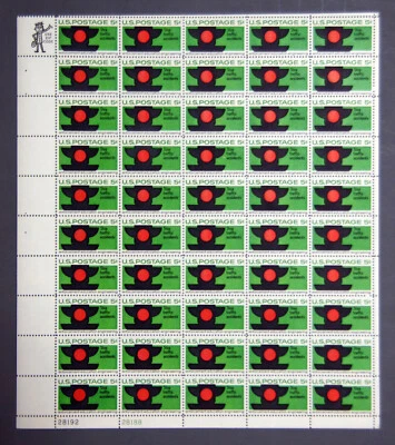 US Stamps 1965 Mint Sheet 5 cent "Traffic Safety" Sep 03rd, MNH SC# 1272 - Image 1 of 4