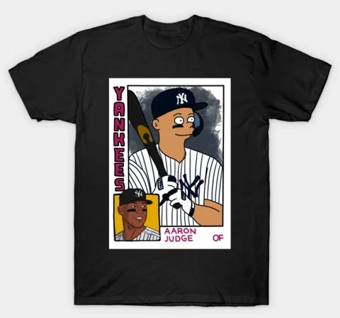 Aaron Judge NY Yankees Inspired Baseball Funny Gift for fan men women T-Shirt Cover