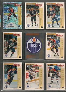 1992-93 Juego de pegatinas de hockey Panini Edmonton Oilers equipo (13) ¡Envío gratuito! - Imagen 1 de 4