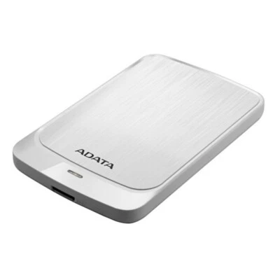 NEW ADATA HV320 1TB White SLIM External HDD Storage Portable USB 3.2 Hard Drive - Image 1 of 3