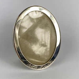 Tiffany & Co Large Makers Sterling Silver Oval Photo Frame 3.75” x around 2 7/8” - Picture 1 of 10