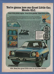 Mazda GLC You're Gonna Love Our Great Little Car 1977 anuncio impreso vintage S77 - Imagen 1 de 1
