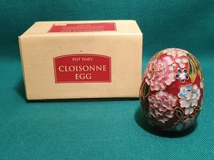 CLOISONNE EI selten in OVP NEU VINTAGE VERGANGENE ZEITEN Deko - Bild 1 von 11