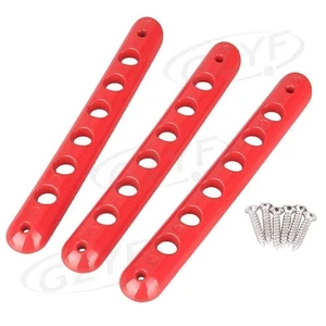 Für 07-16 Jeep Wrangler JK Rot 3x Türgriffe Heckklappe Aluminium Blenden Einsätze - Bild 1 von 6