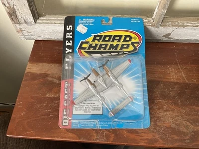 Road Champs 1996 diecast Flyer Marge P-38J Lightning #62027 Foto 1 de 4