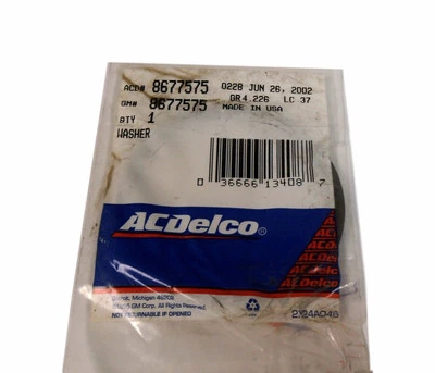 ACDelco 8677575 Automatic Transmission Output Shaft Thrust Washer BRAND NEW - Image 1 of 2