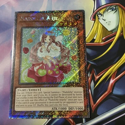Madolche Anjelly Yugioh RA04-EN215 Platinum Secret Rare PSR NM - Image 1 of 2