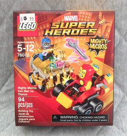 LEGO MARVEL SUPERHEROES 76072 MIGHTY MICROS IRON MAN vs THANOS SEALED SET