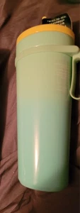 2025 Starbucks Summer Vacuum Insulated Tumbler Leakproof Ombre Blue Green 24oz - Bild 1 von 1