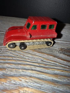 CAJA DE CERILLAS VINTAGE LESNEY #35 SNOW TRAC - Imagen 1 de 4