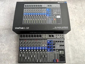 ZOOM LiveTrak L-12 Digital Mixer 12ch Live Trak USB Audio Interface W/BOX - Picture 1 of 4